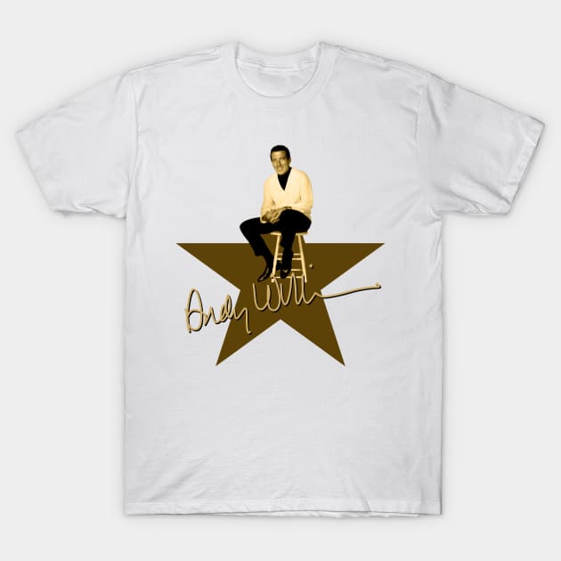 Andy Williams - Signature T-Shirt by PLAYDIGITAL2020